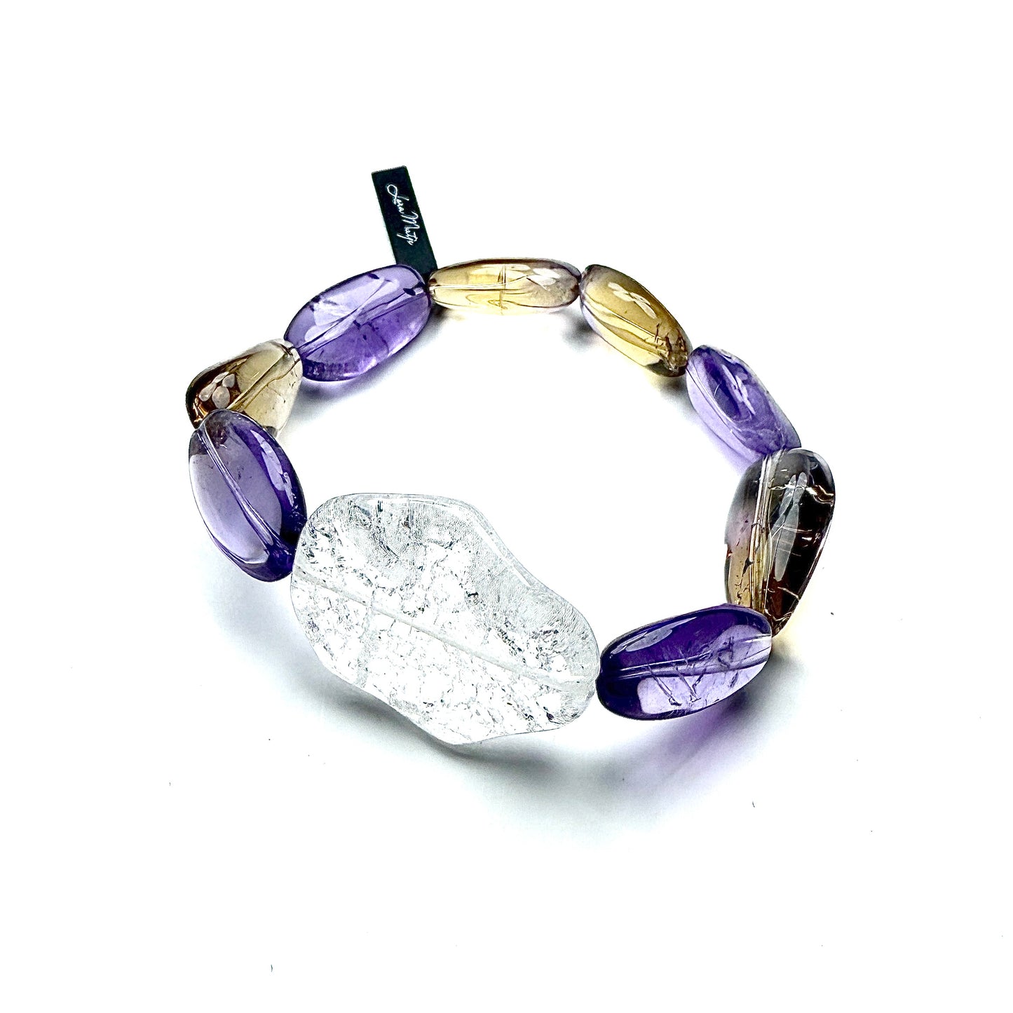 Ametrine with Iris Crystal. Balance. Clarity. Personal Growth.