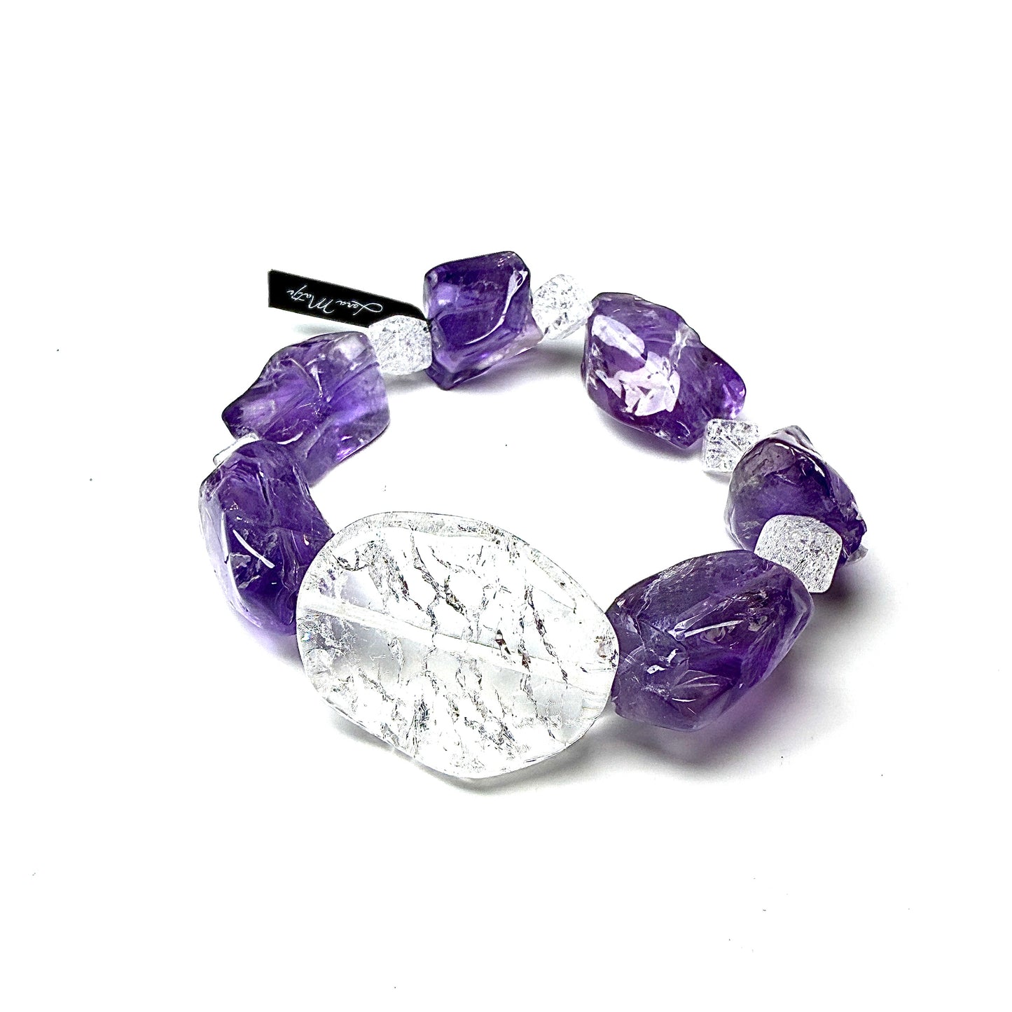 Amethyst with Iris Crystal.