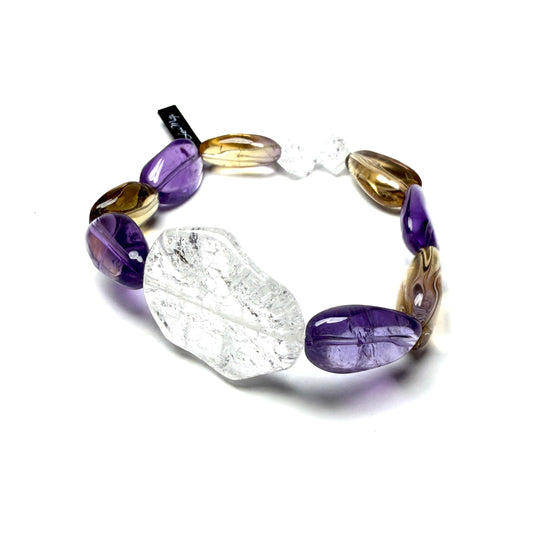 Ametrine with Iris Crystal. For – Balance, Clarity, Personal Growth.