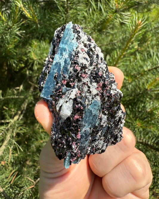 Blue Kyanite. For - Communication, Intuition, Harmonization.