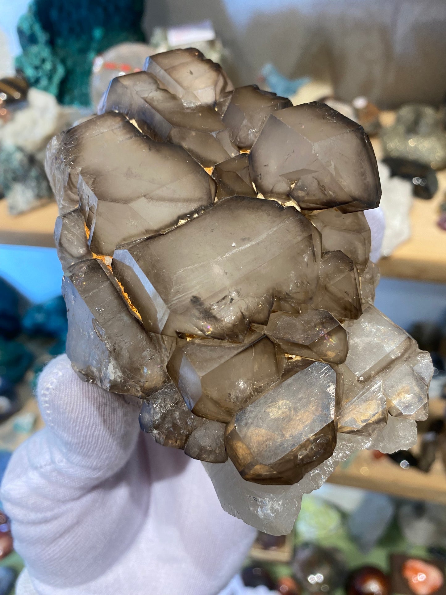 Skeletal Smoky Quartz.