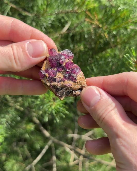 Purple Fluorite. For - Intuition, Concentration, Clear Mind.