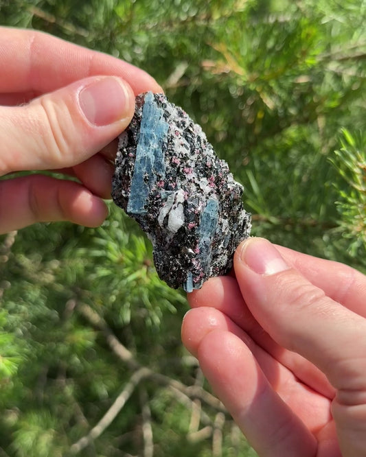 Blue Kyanite. For - Communication, Intuition, Harmonization.